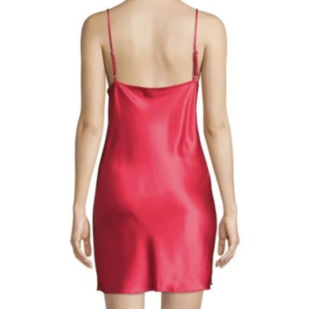 Fleur du Mal Red Cowl Neck Slip Dress - S - Picture 5 of 12
